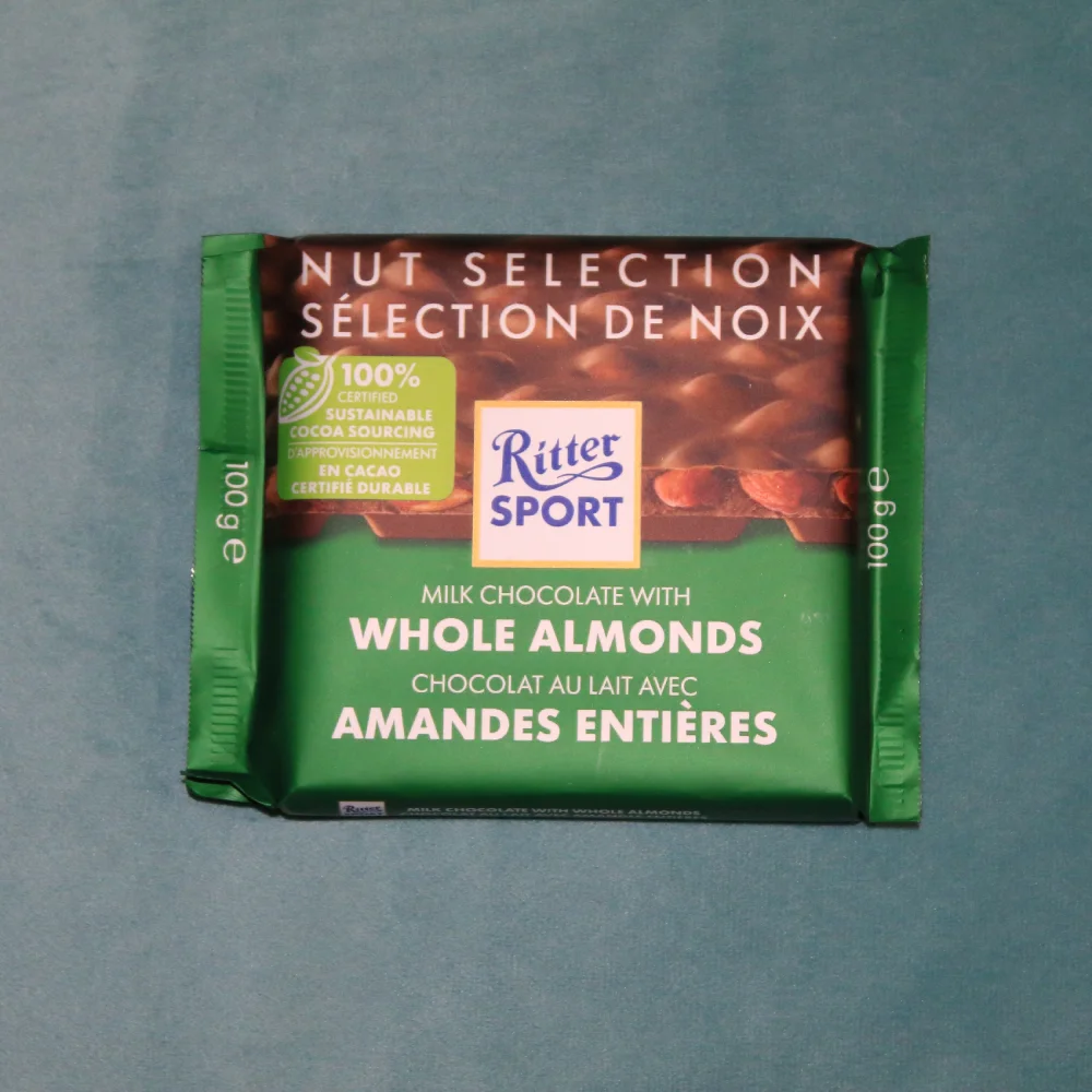 Ritter Sport Chocolate Whole Almonds Cover